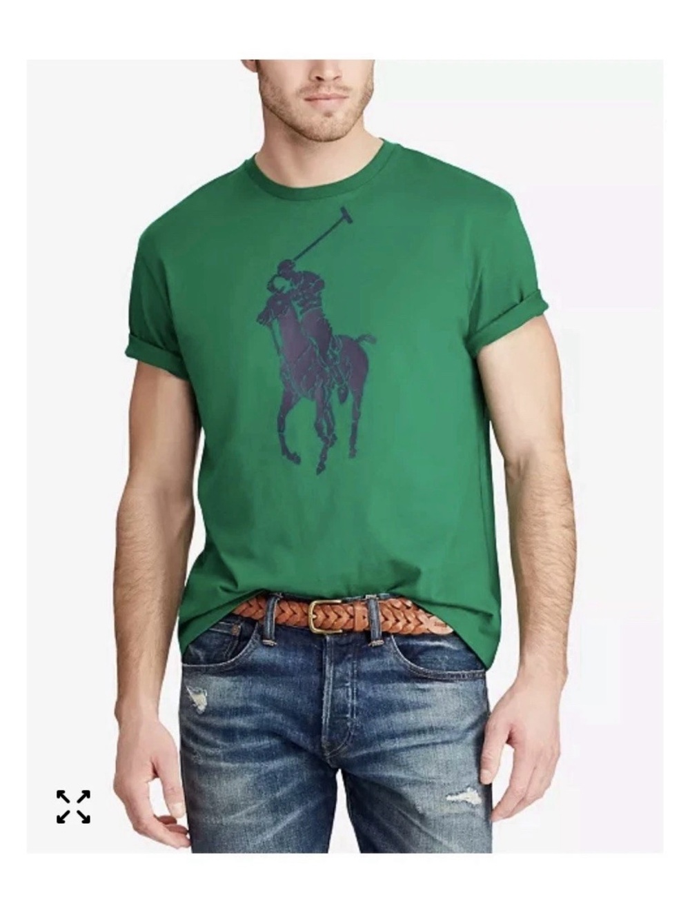 Polo by Ralph Lauren Emerald Green Graphic Crewneck Tee